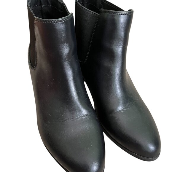 A New Day Women's Chelsea Rain Ankle Boots – Black – Size 10 – Fall Winter - Picture 4 of 7